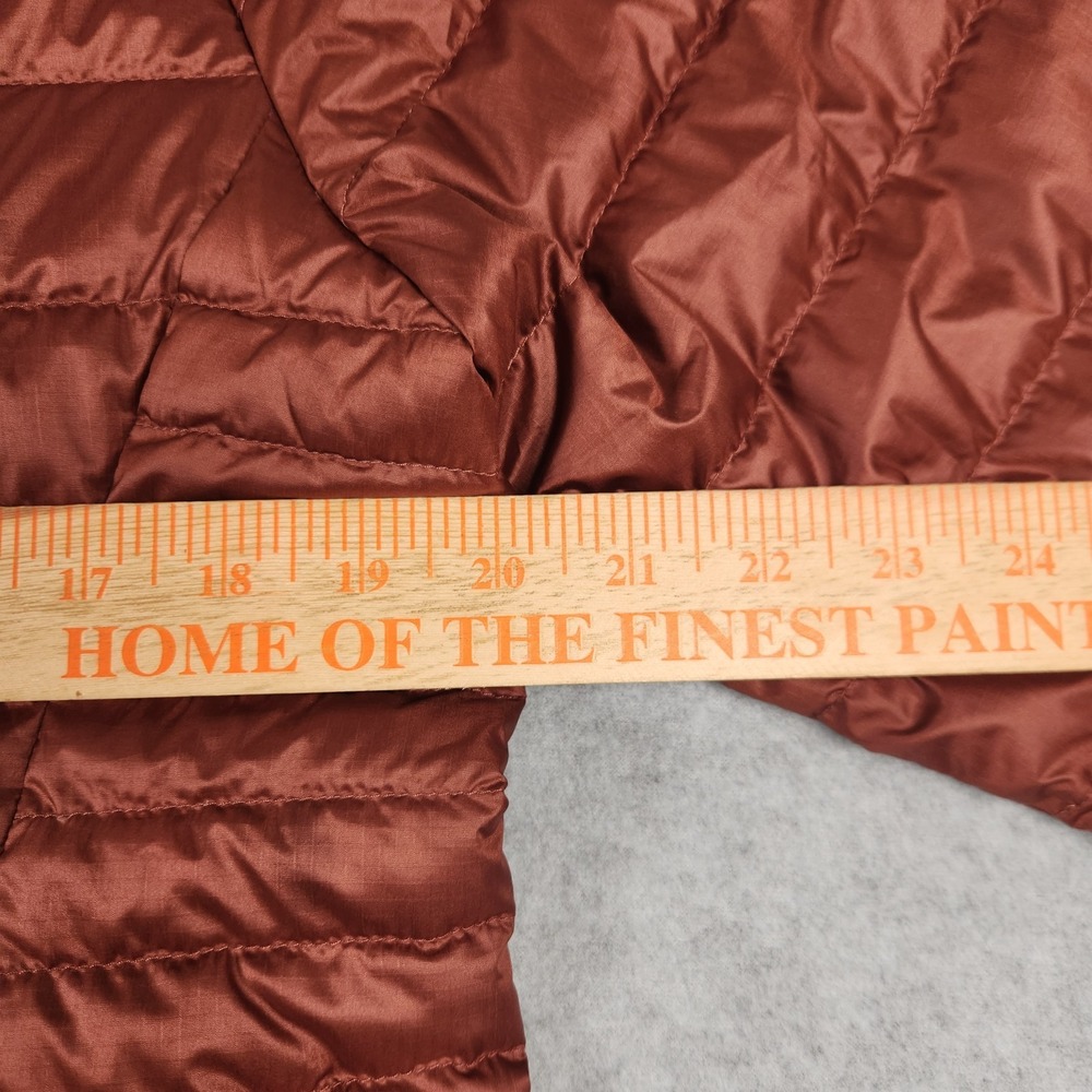 Quince Puffer Jacket Size Medium Brown Lightweight Goose Down Packable - Picture 10 of 12